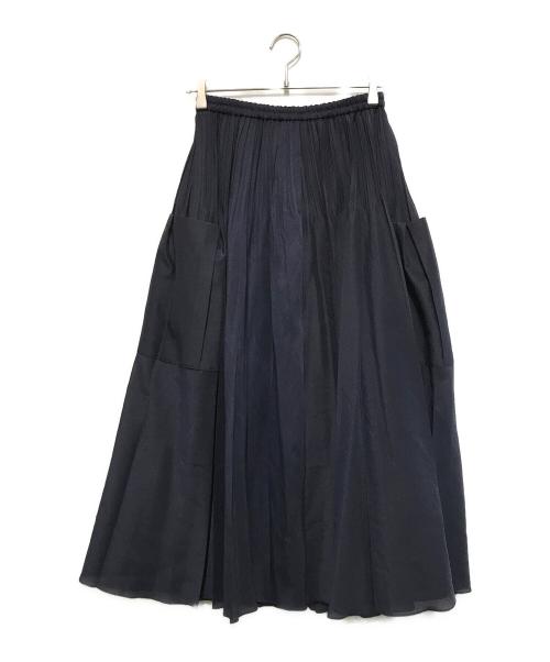 UNITED ARROWS（ユナイテッドアローズ）UNITED ARROWS (ユナイテッドアローズ) オーガンジーポケットプリーツスカート ネイビー サイズ:‐の古着・服飾アイテム