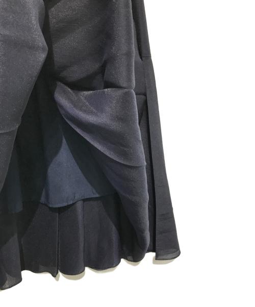 UNITED ARROWS（ユナイテッドアローズ）UNITED ARROWS (ユナイテッドアローズ) オーガンジーポケットプリーツスカート ネイビー サイズ:‐の古着・服飾アイテム