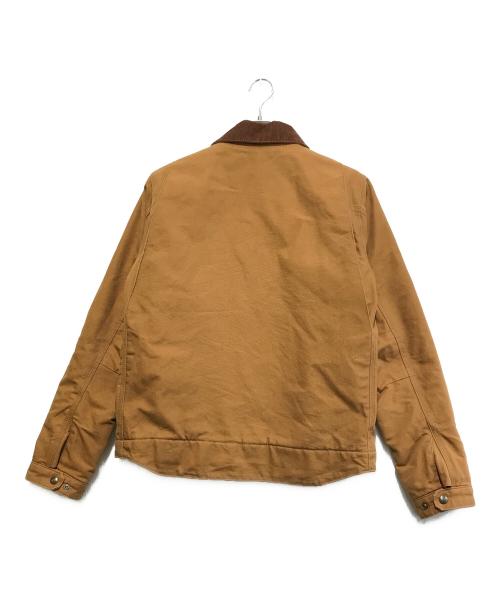 CarHartt（カーハート）CarHartt (カーハート) DUCK DETROIT JACKET BLANKET LINED ブラウン サイズ:Sの古着・服飾アイテム