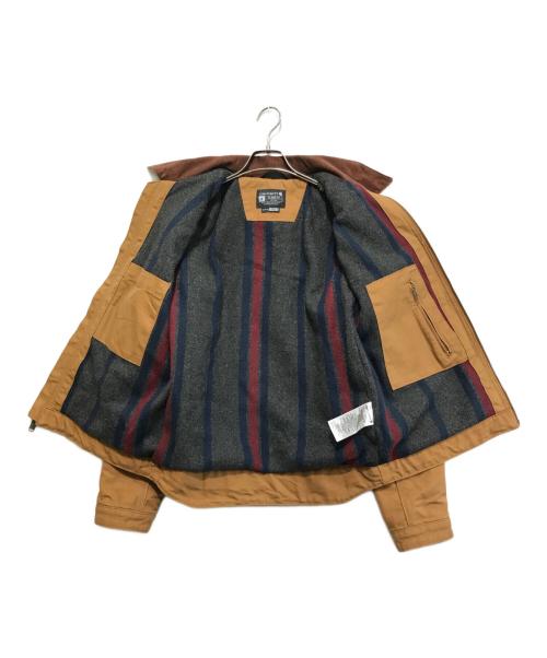 CarHartt（カーハート）CarHartt (カーハート) DUCK DETROIT JACKET BLANKET LINED ブラウン サイズ:Sの古着・服飾アイテム