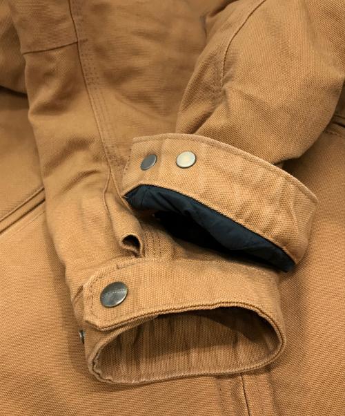 CarHartt（カーハート）CarHartt (カーハート) DUCK DETROIT JACKET BLANKET LINED ブラウン サイズ:Sの古着・服飾アイテム