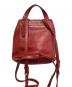 COACH (コーチ) オールドレザーミニリュック レッド：6000円