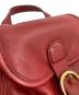 中古・古着 COACH (コーチ) オールドレザーミニリュック レッド：6000円