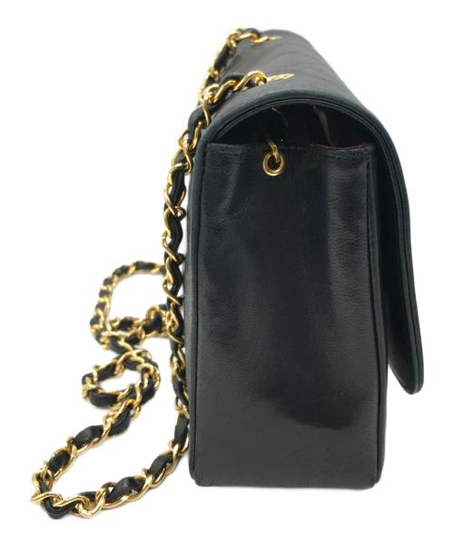 CHANEL（シャネル）CHANEL (シャネル) ココマークマトラッセチェーンショルダーバッグ ブラックの古着・服飾アイテム