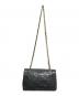 CHANEL (シャネル) ココマークマトラッセチェーンショルダーバッグ ブラック：380000円