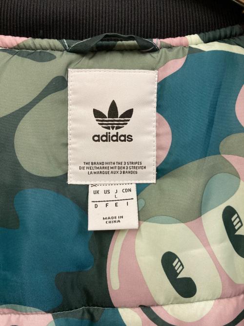 adidas（アディダス）adidas (アディダス) Hattie Stewart (ハティ・スチュワート) ボンバージャケット ブラック サイズ:SIZE Lの古着・服飾アイテム