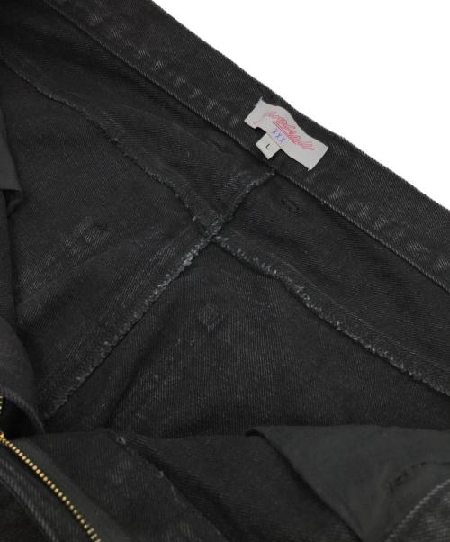 YARDSALE（ヤードセール）YARDSALE (ヤードセール) デニムカーゴパンツ ブラック サイズ:Lの古着・服飾アイテム