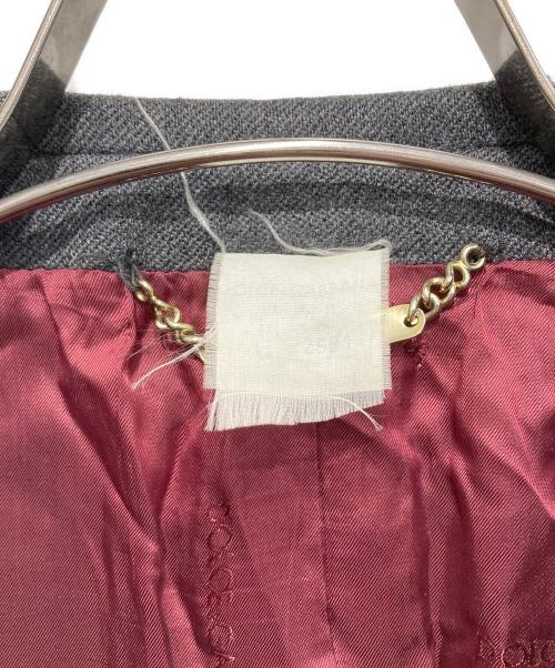 DOLCE & GABBANA（ドルチェ＆ガッバーナ）DOLCE & GABBANA (ドルチェ＆ガッバーナ) チェスターコート グレー サイズ:50の古着・服飾アイテム