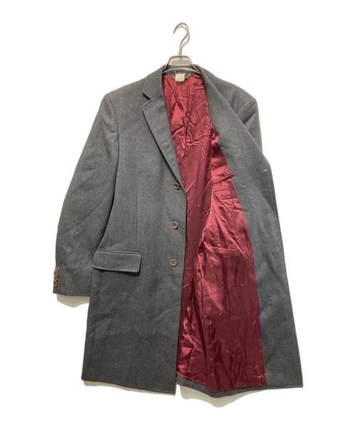 DOLCE & GABBANA（ドルチェ＆ガッバーナ）DOLCE & GABBANA (ドルチェ＆ガッバーナ) チェスターコート グレー サイズ:50の古着・服飾アイテム