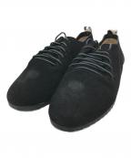 FRENCH Bleu×SWAAN4RLBERGフレンチブリュ×スワンアルバーグ）の古着「レースアップスウェードシューズ」｜ブラック