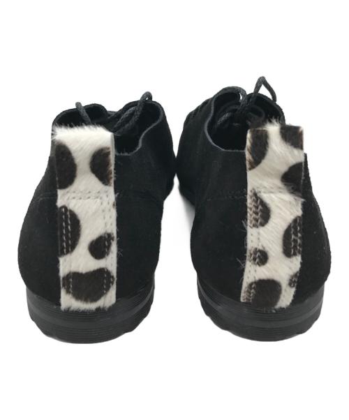 FRENCH Bleu（フレンチブリュ）FRENCH Bleu (フレンチブリュ) SWAAN4RLBERG (スワンアルバーグ) レースアップスウェードシューズ ブラック サイズ:Mの古着・服飾アイテム