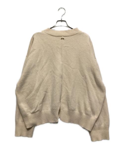 GALLARDA GALANTE（ガリャルダガランテ）GALLARDA GALANTE (ガリャルダガランテ) 24AW 【着やせニット】バックスリットVニット ベージュ サイズ:Freeの古着・服飾アイテム