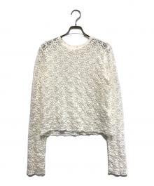 IENA（イエナ）の古着「24AW ペイズリー ストレッチレースプルオーバー」｜ホワイト