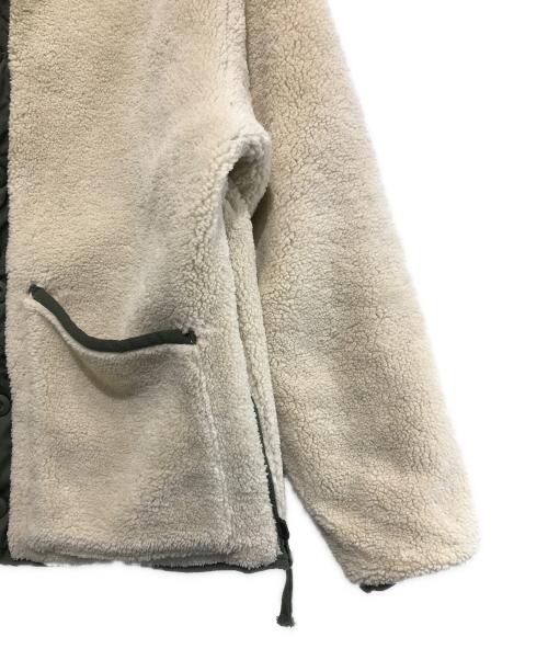 TAION（タイオン）TAION (タイオン) ミリタリー リバーシブル クルーネック ダウンジャケット オリーブ サイズ:Mの古着・服飾アイテム