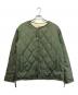 TAION（タイオン）の古着「ミリタリー リバーシブル クルーネック ダウンジャケット」｜オリーブ