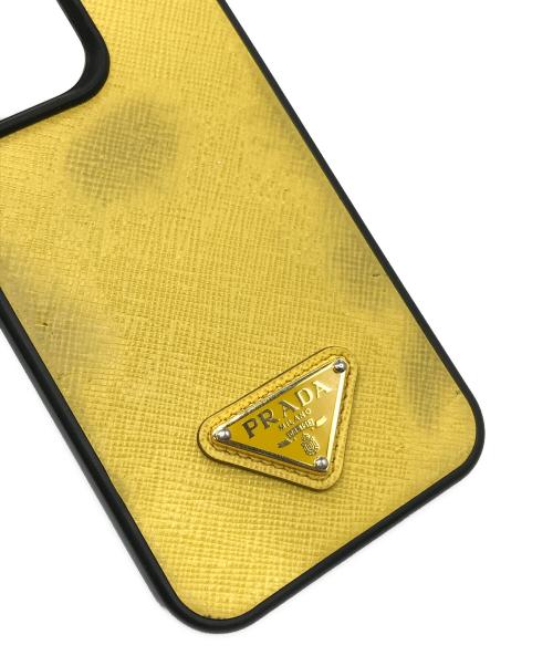 PRADA（プラダ）PRADA (プラダ) iPhoneケース　 イエロー サイズ:‐の古着・服飾アイテム