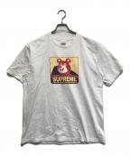 SUPREMEシュプリーム）の古着「20AW Bear Tee」｜ホワイト×レッド