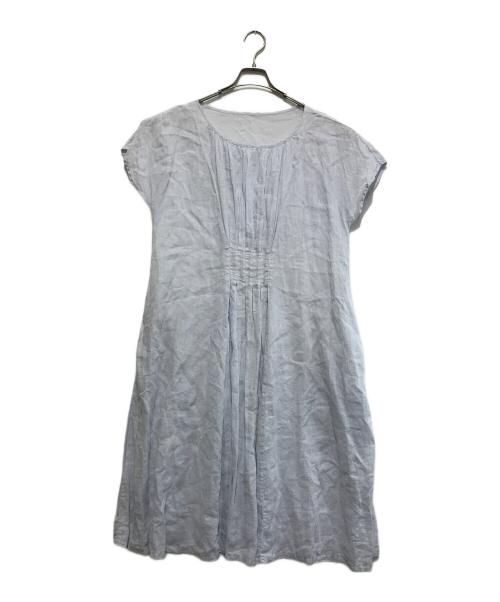 nest Robe（ネストローブ）nest Robe (ネストローブ) リネンワンピース スカイブルー サイズ:-の古着・服飾アイテム