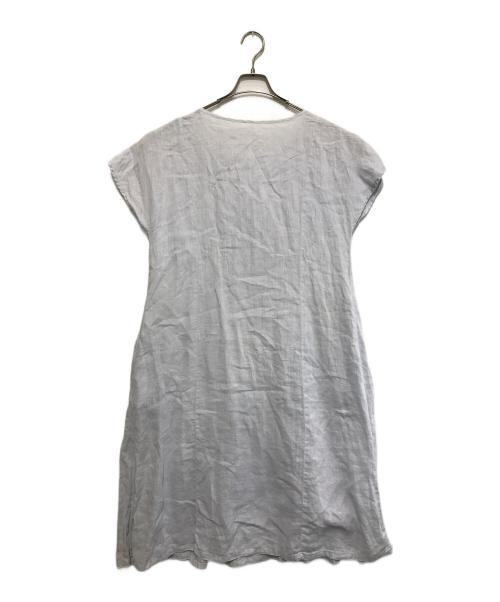 nest Robe（ネストローブ）nest Robe (ネストローブ) リネンワンピース スカイブルー サイズ:-の古着・服飾アイテム