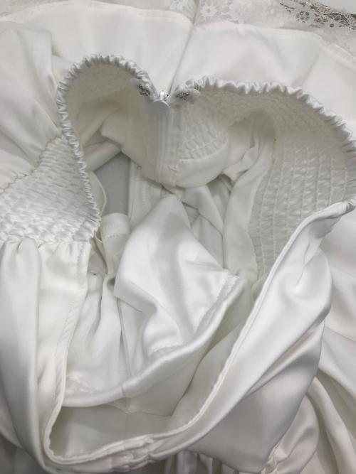 darich（ダーリッチ）Darich (ダーリッチ) ランダムフリルミニスカート ホワイト サイズ:Fの古着・服飾アイテム