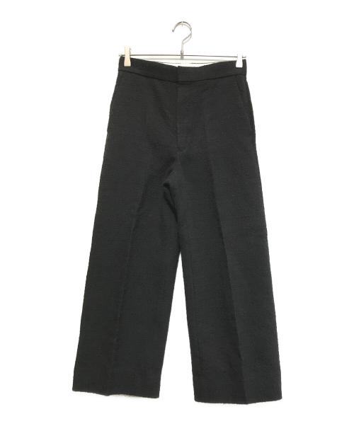 DRAWER（ドゥロワー）DRAWER (ドゥロワー) 22AW メランジストレートパンツ ブラック サイズ:36の古着・服飾アイテム