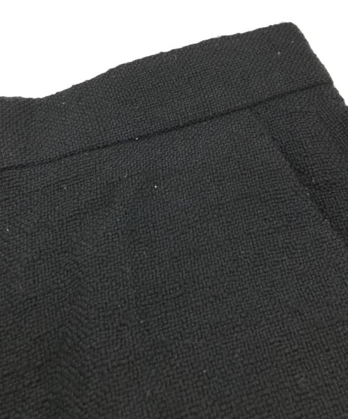 DRAWER（ドゥロワー）DRAWER (ドゥロワー) 22AW メランジストレートパンツ ブラック サイズ:36の古着・服飾アイテム