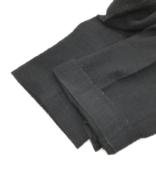 DRAWER（ドゥロワー）DRAWER (ドゥロワー) 22AW メランジストレートパンツ ブラック サイズ:36の古着・服飾アイテム