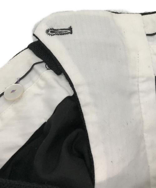 DRAWER（ドゥロワー）DRAWER (ドゥロワー) 22AW メランジストレートパンツ ブラック サイズ:36の古着・服飾アイテム