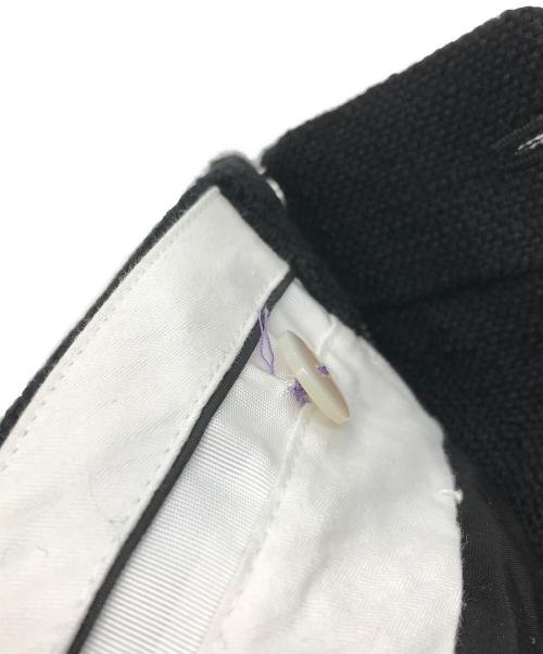 DRAWER（ドゥロワー）DRAWER (ドゥロワー) 22AW メランジストレートパンツ ブラック サイズ:36の古着・服飾アイテム