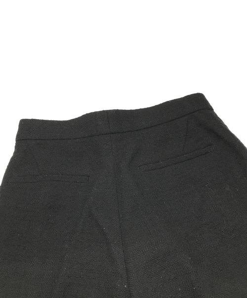 DRAWER（ドゥロワー）DRAWER (ドゥロワー) 22AW メランジストレートパンツ ブラック サイズ:36の古着・服飾アイテム