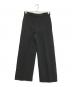 DRAWER（ドゥロワー）の古着「22AW メランジストレートパンツ」｜ブラック