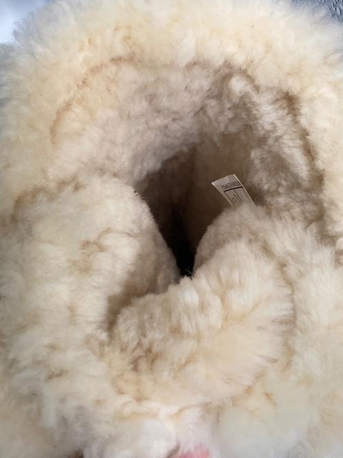 UGG（アグ）UGG (アグ) レースアップムートンロングブーツ ブラウン サイズ:SIZE 23cmの古着・服飾アイテム