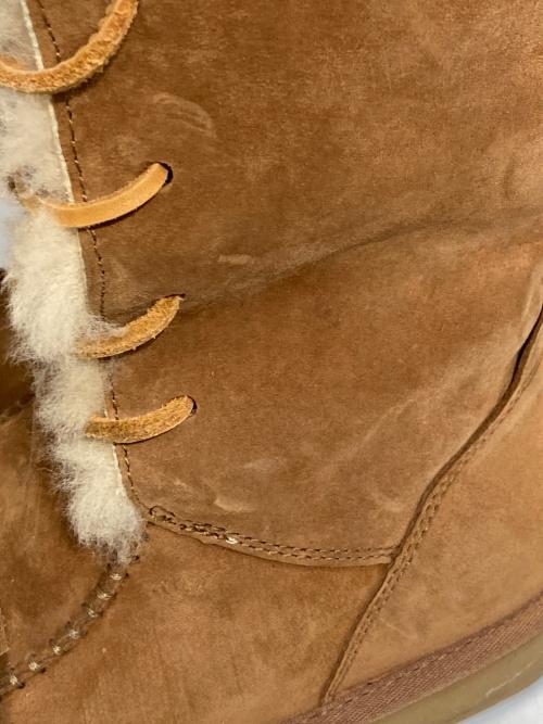 UGG（アグ）UGG (アグ) レースアップムートンロングブーツ ブラウン サイズ:SIZE 23cmの古着・服飾アイテム