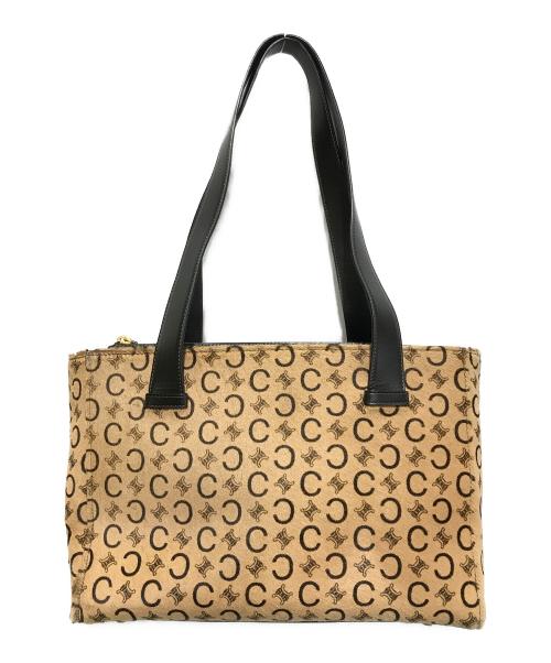 CELINE（セリーヌ）CELINE (セリーヌ) マカダム柄トートバッグ ブラウン サイズ:-の古着・服飾アイテム