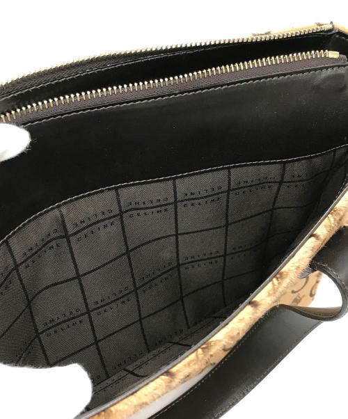 CELINE（セリーヌ）CELINE (セリーヌ) マカダム柄トートバッグ ブラウン サイズ:-の古着・服飾アイテム