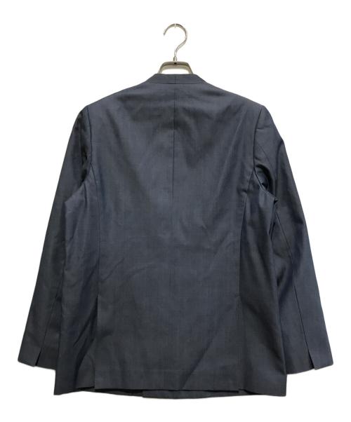 HYKE（ハイク）HYKE (ハイク) ノーカラーシャンブレージャケット ネイビー サイズ:1の古着・服飾アイテム