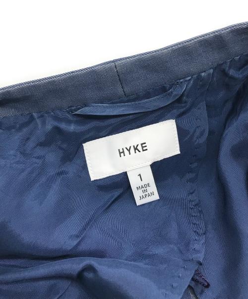 HYKE（ハイク）HYKE (ハイク) ノーカラーシャンブレージャケット ネイビー サイズ:1の古着・服飾アイテム