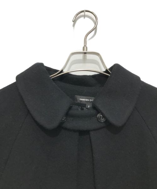 QUEENS COURT（クイーンズコート）QUEENS COURT (クイーンズコート) ケープ付コート ブラック サイズ:1の古着・服飾アイテム