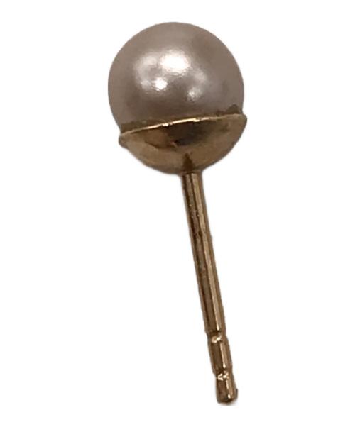 Dior（ディオール）DIOR (ディオール) トライバルピアス ゴールド×ライトピンクの古着・服飾アイテム