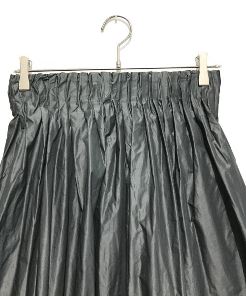 BEARDSLEY（ビアズリー）BEARDSLEY (ビアズリー) タフタギャザースカート グレー サイズ:Fの古着・服飾アイテム