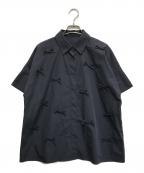 Gypsohilaジプソフィア）の古着「Good Luck Blouse」｜ネイビー