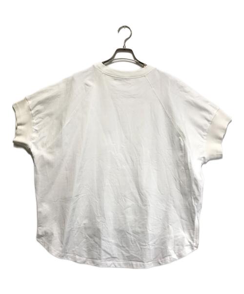 BEARDSLEY（ビアズリー）BEARDSLEY (ビアズリー) 刺しゅう入りドルマンT ホワイト サイズ:Fの古着・服飾アイテム