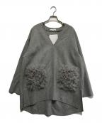 CADUNEカデュネ）の古着「ポケットチュールプルオーバー」｜グレー
