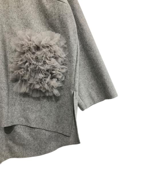 CADUNE（カデュネ）CADUNE (カデュネ) ポケットチュールプルオーバー グレー サイズ:38 未使用品の古着・服飾アイテム