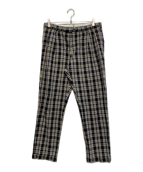 CARUSO（カルーゾ）CARUSO (カルーゾ) PANT ネイビー×ベージュ サイズ:50/7Rの古着・服飾アイテム