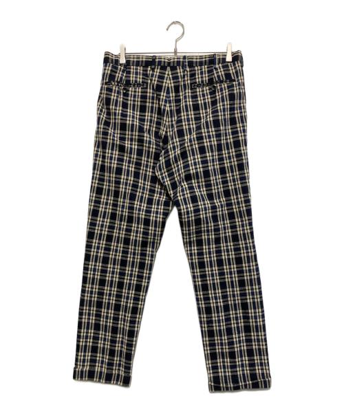 CARUSO（カルーゾ）CARUSO (カルーゾ) PANT ネイビー×ベージュ サイズ:50/7Rの古着・服飾アイテム