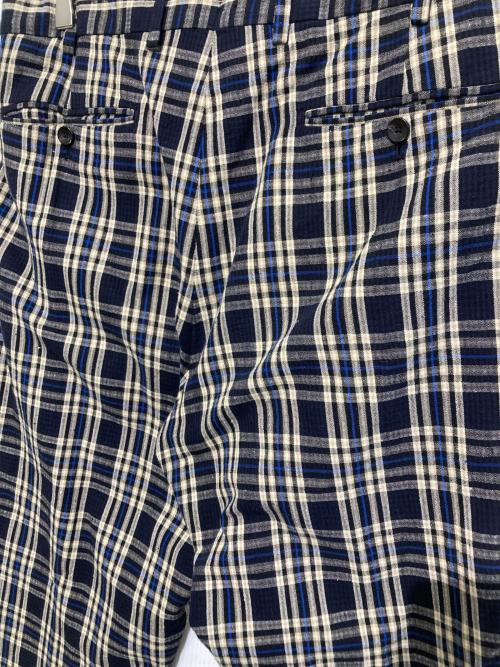CARUSO（カルーゾ）CARUSO (カルーゾ) PANT ネイビー×ベージュ サイズ:50/7Rの古着・服飾アイテム