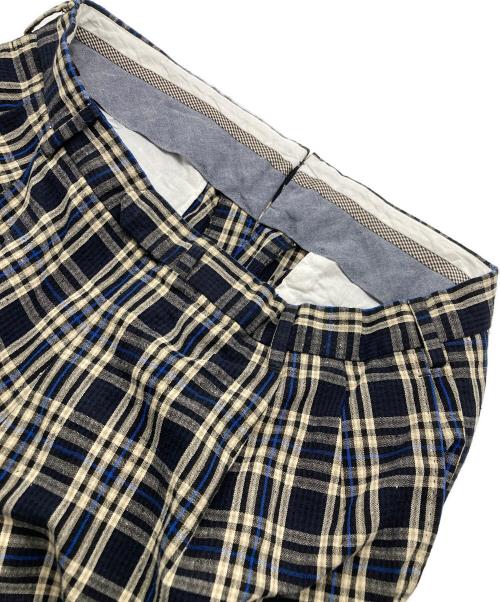 CARUSO（カルーゾ）CARUSO (カルーゾ) PANT ネイビー×ベージュ サイズ:50/7Rの古着・服飾アイテム