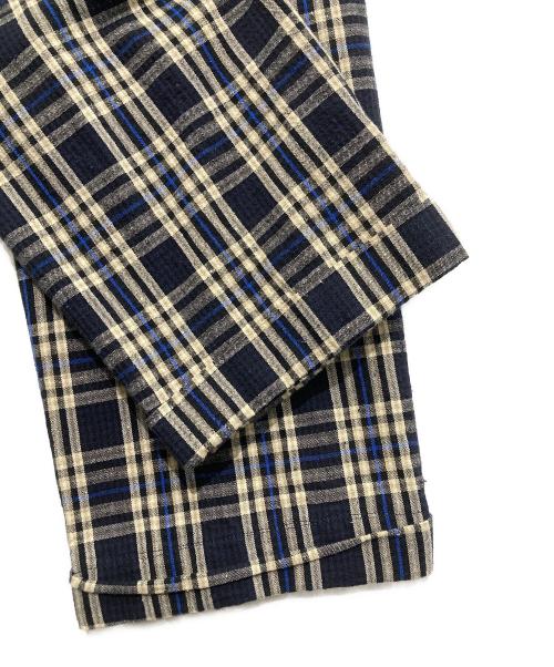 CARUSO（カルーゾ）CARUSO (カルーゾ) PANT ネイビー×ベージュ サイズ:50/7Rの古着・服飾アイテム