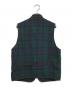 WOOLRICH (ウールリッチ) RAIL ROAD VEST グリーン×ネイビー サイズ:M：8000円